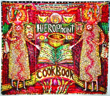 The Cookbook/Hierophant.©Shie and Acord 2000.