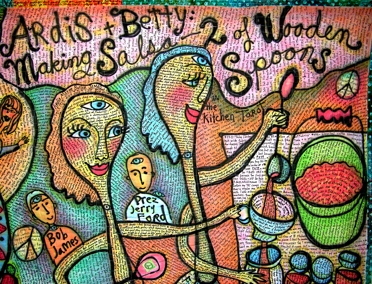 Ardis and Betty. detail view. ©Susan Shie 2011.