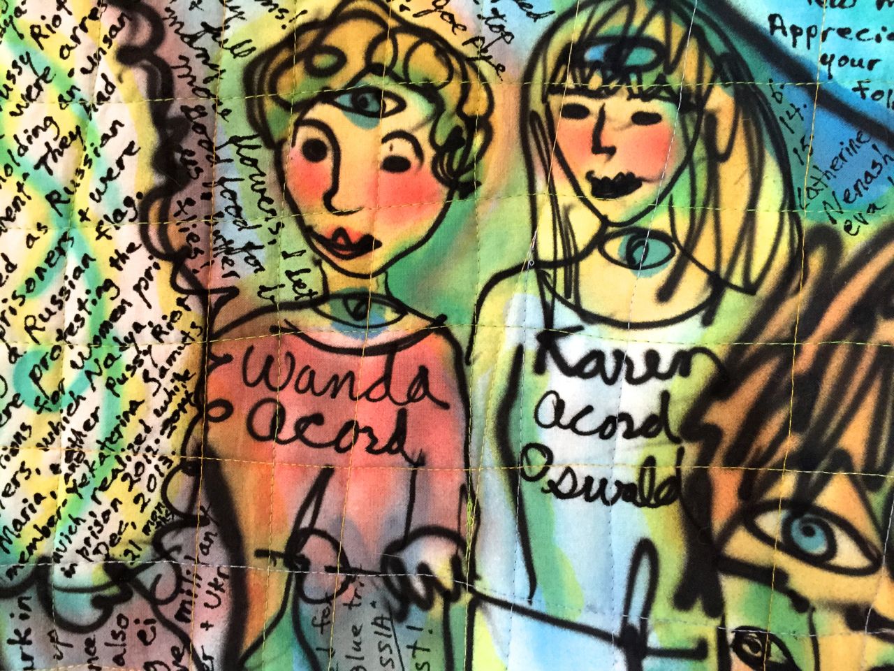 Women's Day. detail. ©Susan Shie 2015.