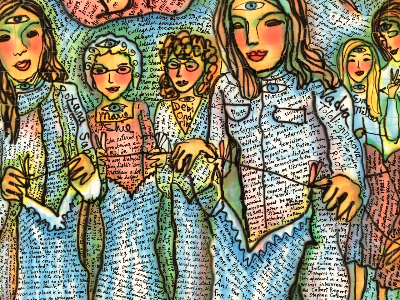 Women's Day. detail. ©Susan Shie 2015.