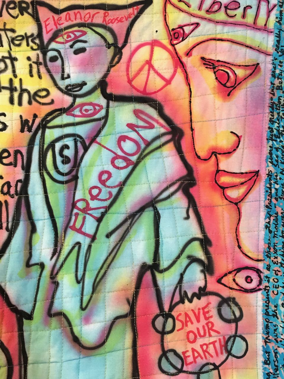 Fearless Girls. detail view. ©Susan Shie 2017.