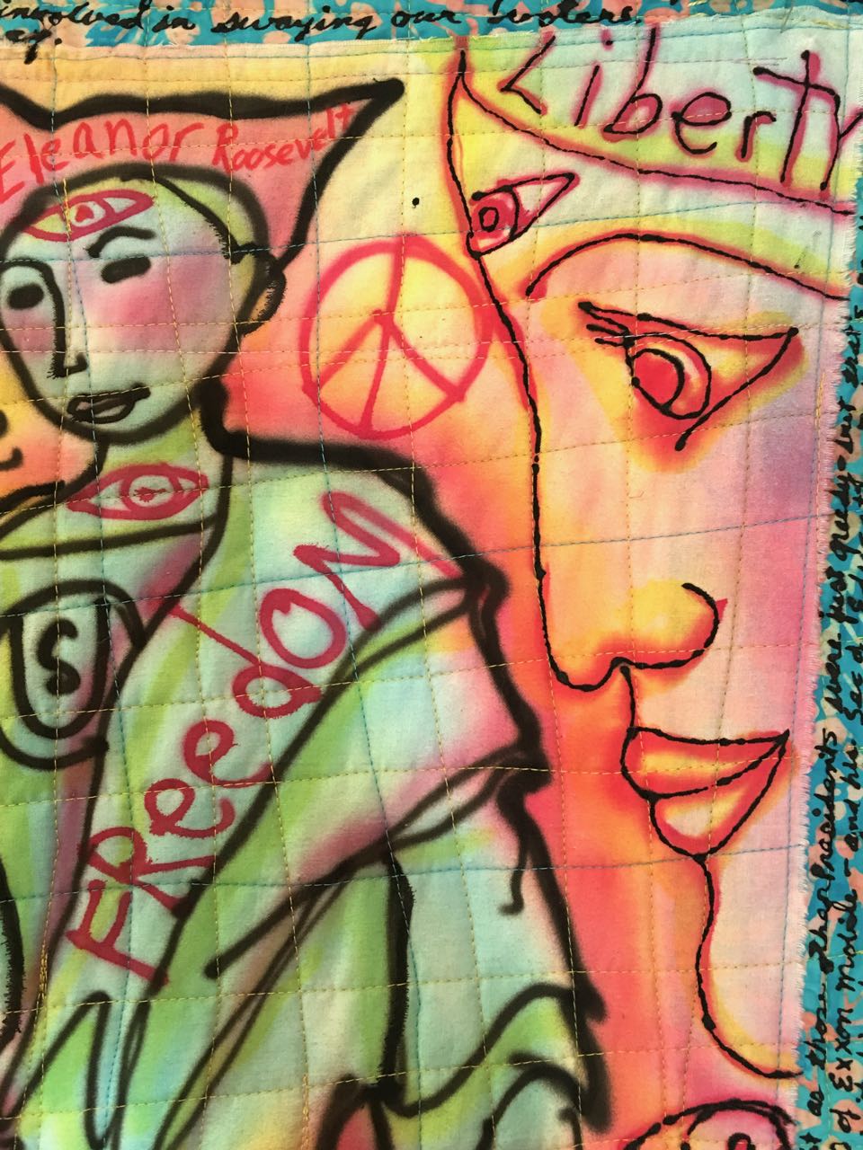 Fearless Girls. detail view. ©Susan Shie 2017.