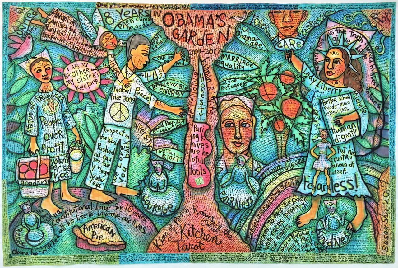 Obama's Garden. full view.  ©Susan Shie 2017.