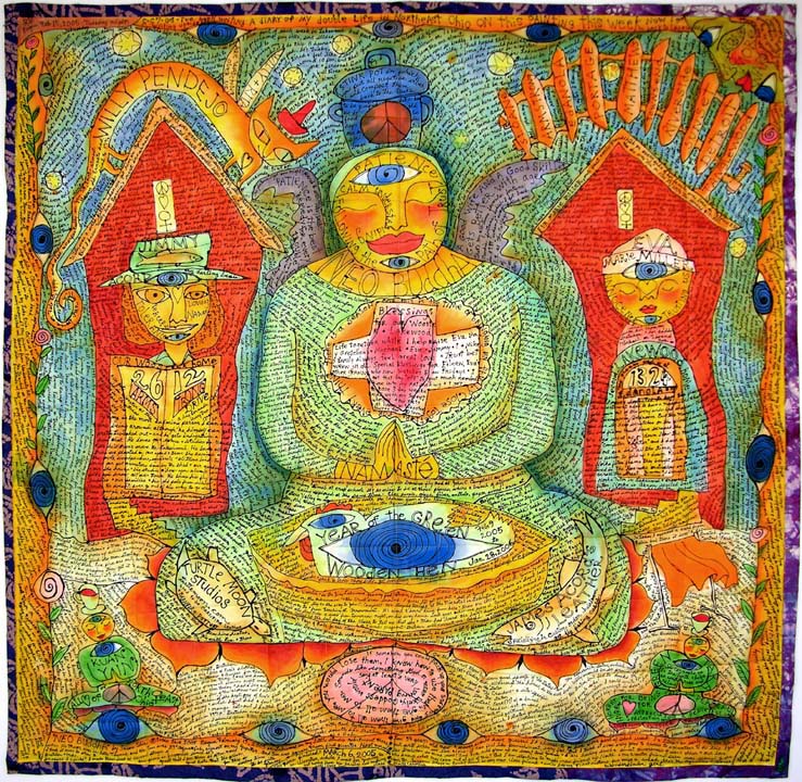 NEO Buddha - full view.Susan Shie 2005.