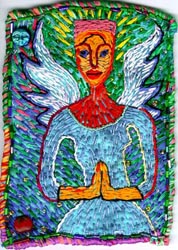 Another Christmas angel.Susan Shie 2003.