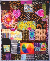 Our perpetual Anniversary Quilt. Shie and Acord 2000.