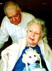 Dad and Mom together at the nursing home.