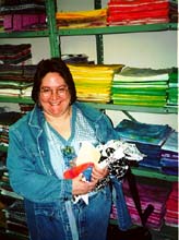 Michele Merges Martens finishes her fabric haul at Lunn Fabrics!