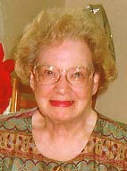 My aunt, Louise Almstedt, who died in June.