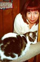 Anny and Tulip.Susan Shie 2001.