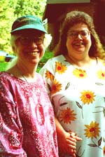 Debi and me. Susan Shie 2001.