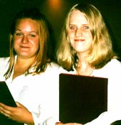 Sharon and Aimee at their LPN graduation Susan Shie 2001.