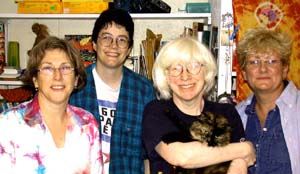 Vicki, Tonya, me, Pattie.©Susan Shie 2002.