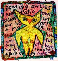 Bowling Owlie. ©Susan Shie 2002.