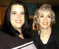 Tracy and Linda at QSDS. Susan Shie 2002.