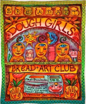 Dough Girls Quilt.©Susan Shie 2004.