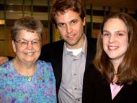 Sister Barbara Ann with Mike and Gretchen.©Susan Shie 2003.