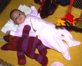 Gretchen as a baby. ©Susan Shie 2004.