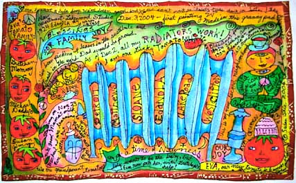 Radiator #1: Eva Radiates Love.Susan Shie 2005.